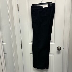 LOFT Black Palmer Wide-Leg Pants